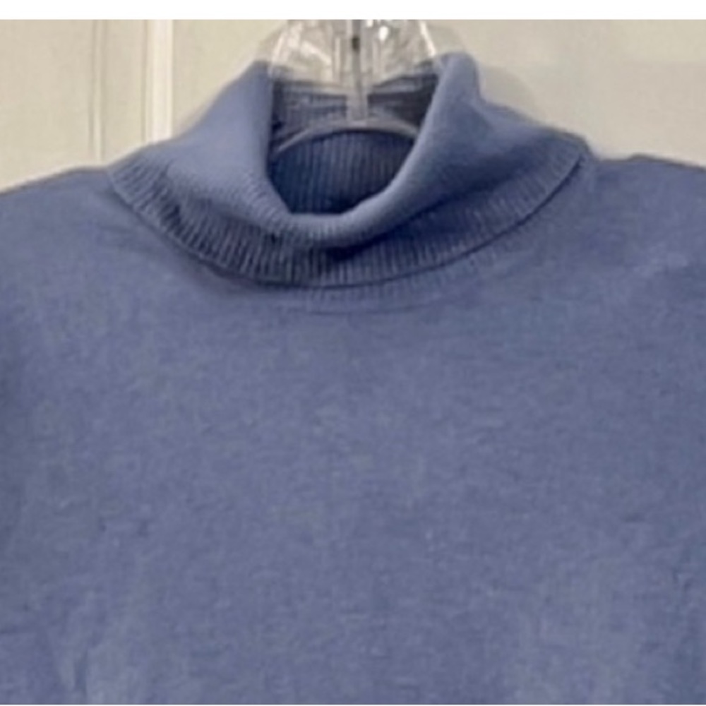 J. Jill Turtleneck Sweater - Size Med - Persimmon Blue